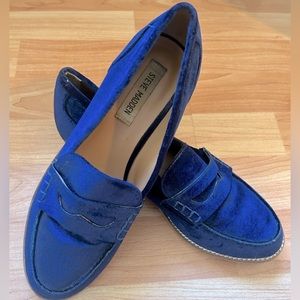 Steve Madden Royal Blue Penny Loafers - Sz 8.5M